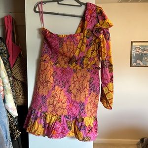 Farm Rio One Shoulder Dress